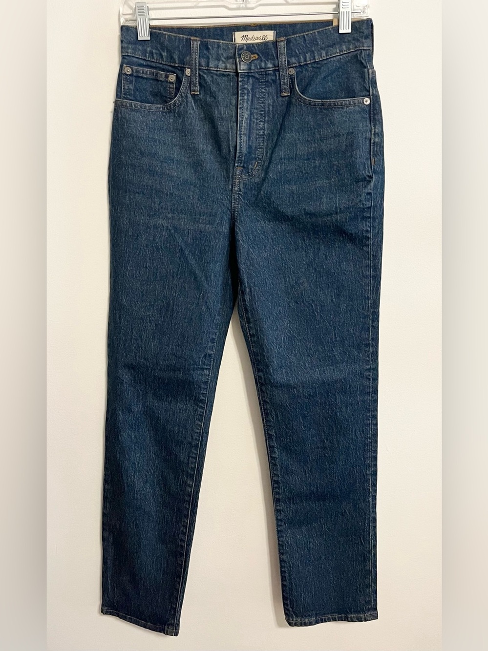NWT Madewell The Perfect Vintage Indigo High-Rise Straight Leg Jeans. Size 26